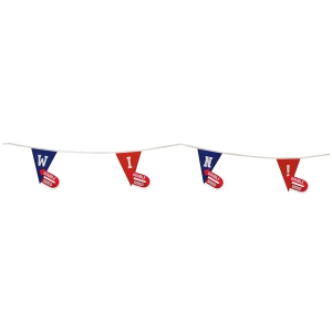 9" x 12" Triangle Pennant String Double-Sided (20')