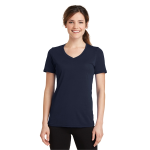 Port & Company Women's Performance Blend V-Neck Tee.