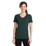 Port & Company Women's Performance Blend V-Neck Tee.