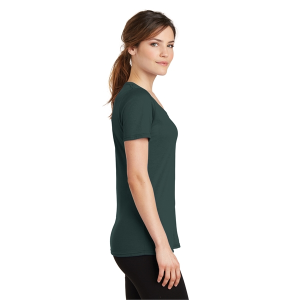 Port & Company Women's Performance Blend V-Neck Tee.