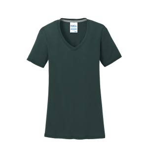 Port & Company Women's Performance Blend V-Neck Tee.