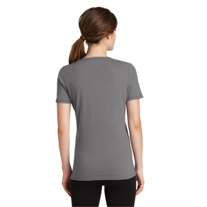 Port & Company Women's Performance Blend V-Neck Tee.