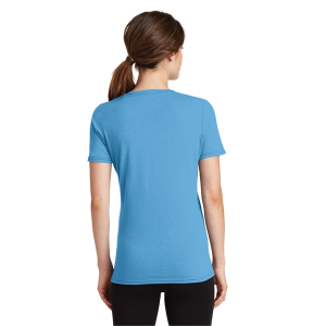 Port & Company Women's Performance Blend V-Neck Tee.