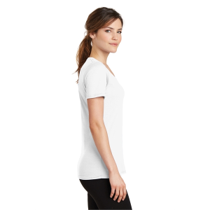 Port & Company Women's Performance Blend V-Neck Tee.