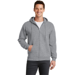 Port & Company - Core Fleece Full-Zip Hooded Sweatshirt.