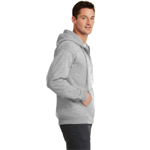 Port & Company - Core Fleece Full-Zip Hooded Sweatshirt.