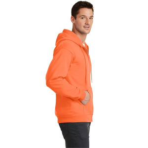 Port & Company - Core Fleece Full-Zip Hooded Sweatshirt.