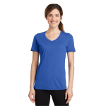 Port & Company Women's Performance Blend V-Neck Tee.