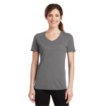 Port & Company Women's Performance Blend V-Neck Tee.