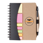 Broome Junior Notebook with Pen, Flags & Sticky Notes